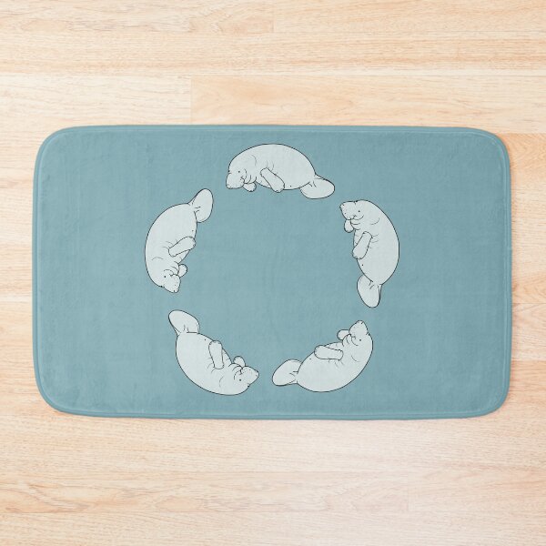 Item preview, cute manatees floaty potato designed and sold by ZajeBala.