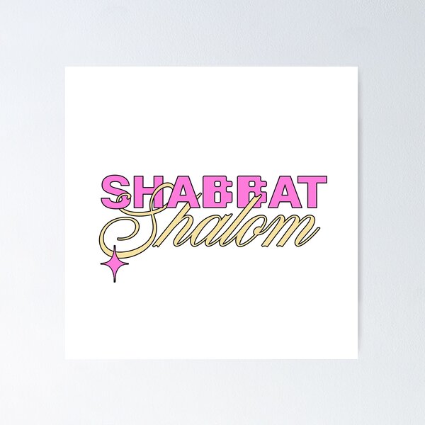 Item preview, Shabbat Shalom Pastel Colors designed and sold by MorahFish.