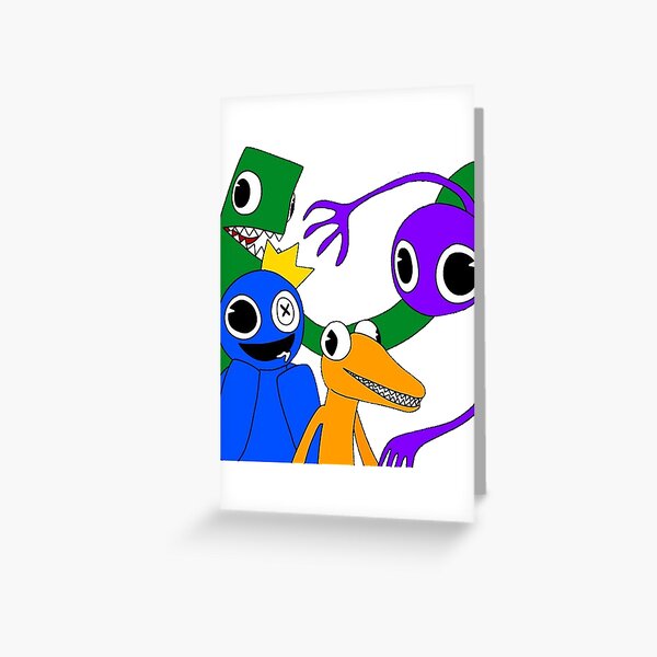 rainbow friends chapter 2 rainbow friends fnf rainbow friends roblox rainbow  friends animation rainb(2) Greeting Card for Sale by grimaldi12
