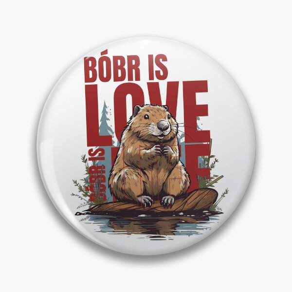 Item preview, Bóbr is Love Bóbr is Life designed and sold by it-is-Okay.