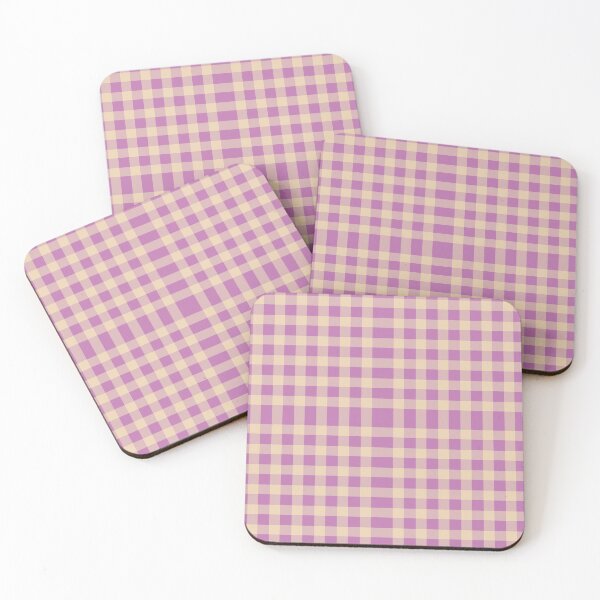 Item preview, Gingham pink and yellow designed and sold by ChantalDesign.