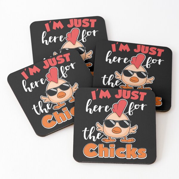 Item preview, Funny chicken  I'm just here for the chicks , Chicks sun glasses  under the sun  designed and sold by cheslie-style.