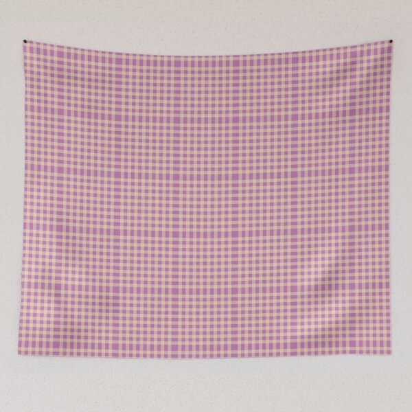Item preview, Gingham pink and yellow designed and sold by ChantalDesign.