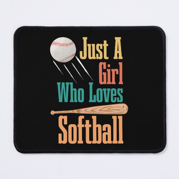 Item preview, Softball Player Just A Girl Who Loves Softball Youths Sport designed and sold by CharJens.