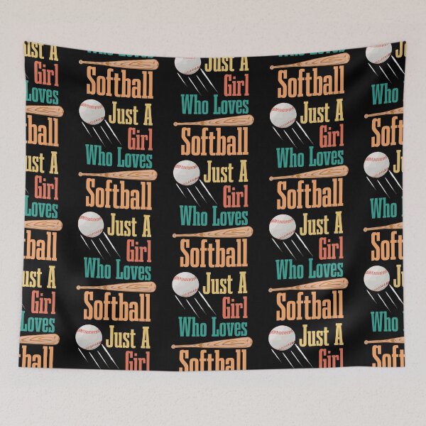 Item preview, Softball Player Just A Girl Who Loves Softball Youths Sport designed and sold by CharJens.