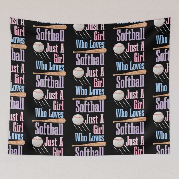 Item preview, Softball Player Just A Girl Who Loves Softball Youths Sport designed and sold by CharJens.