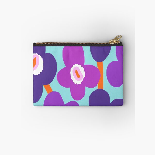 Item preview, Iconic Retro Scandinavian Purple Flowers designed and sold by Deutschic.