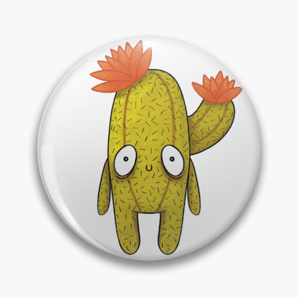 Item preview, Cactus Guy with Orange Flower designed and sold by Wubsys.