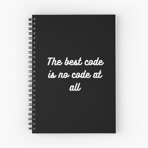 Item preview, The best code is no code at all designed and sold by TeePassion.