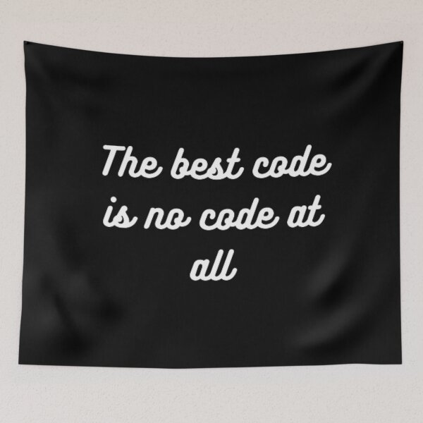 Item preview, The best code is no code at all designed and sold by TeePassion.