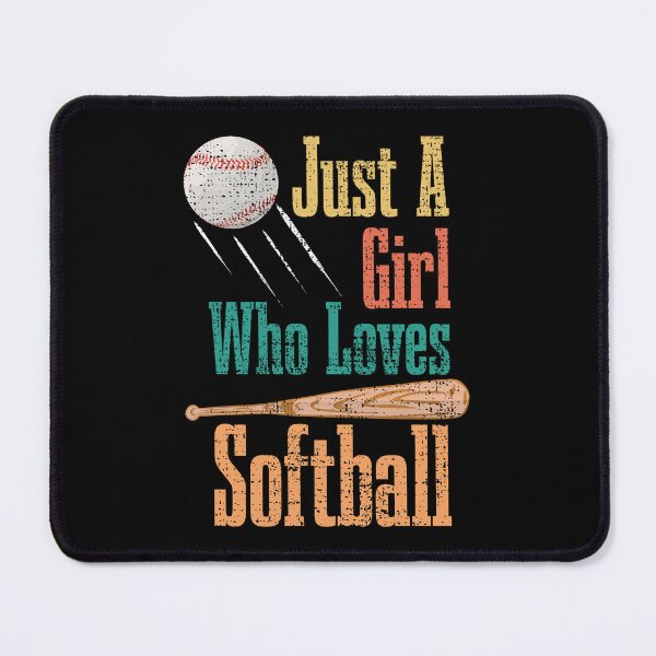 Item preview, Softball Player Just A Girl Who Loves Softball Youths Sport designed and sold by CharJens.