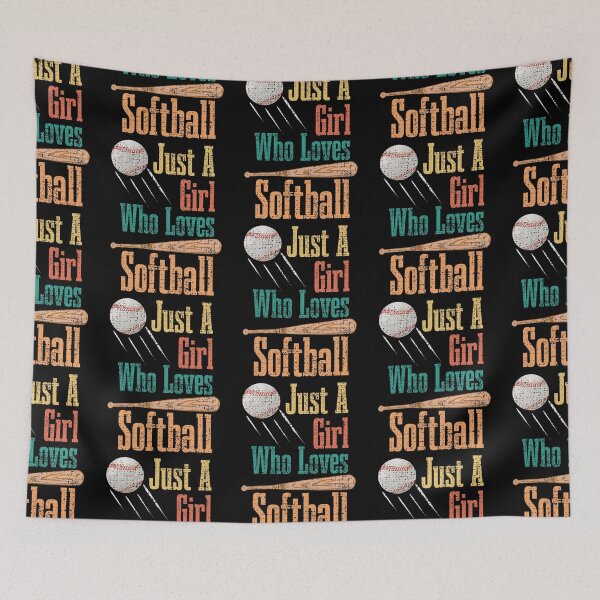 Item preview, Softball Player Just A Girl Who Loves Softball Youths Sport designed and sold by CharJens.
