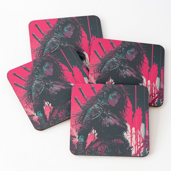 Item preview, Female Cyberpunk Samurai designed and sold by Nightarcade.