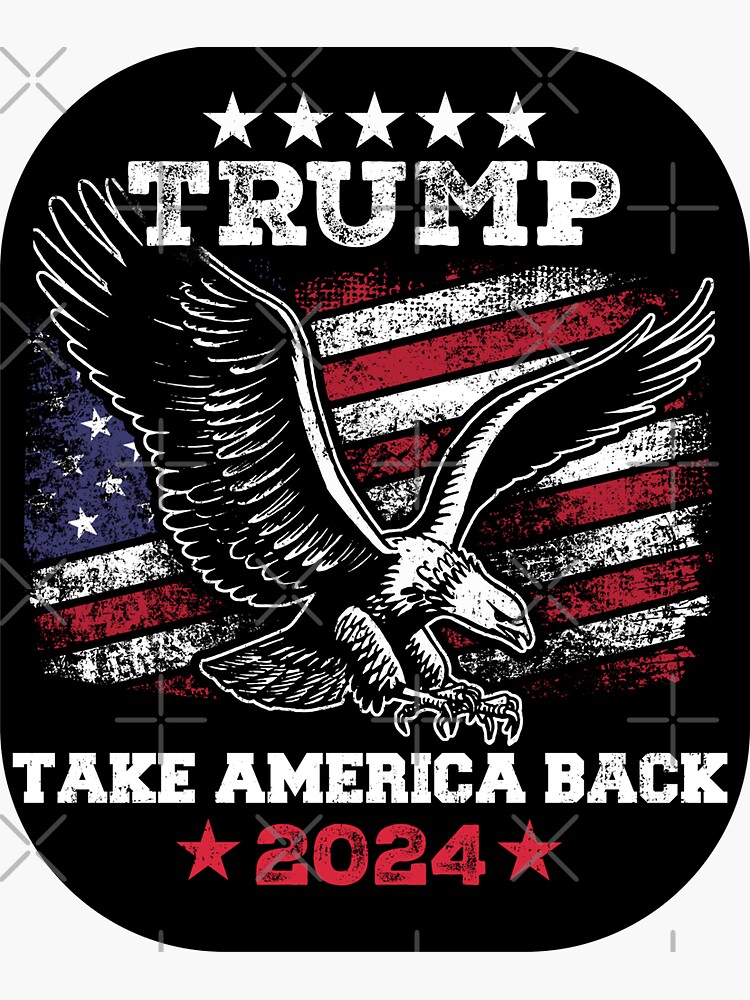  GRAPHICS & MORE Patriotic Donald Trump with Eagle