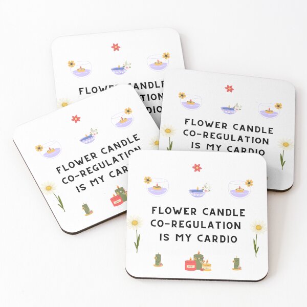 Item preview, flower candle co regulation is my cardio designed and sold by CzartyMarty.