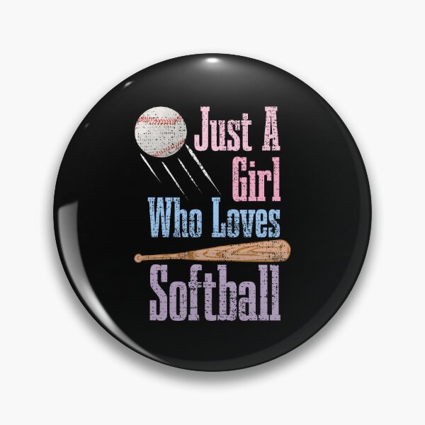 Item preview, Softball Player Just A Girl Who Loves Softball Youths Sport designed and sold by CharJens.