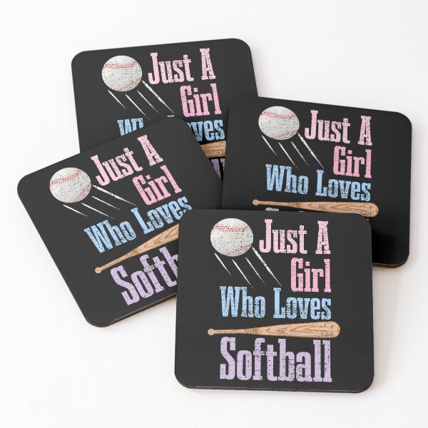 Item preview, Softball Player Just A Girl Who Loves Softball Youths Sport designed and sold by CharJens.