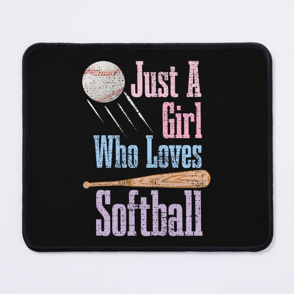 Item preview, Softball Player Just A Girl Who Loves Softball Youths Sport designed and sold by CharJens.