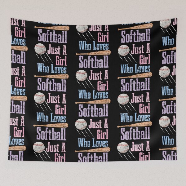 Item preview, Softball Player Just A Girl Who Loves Softball Youths Sport designed and sold by CharJens.