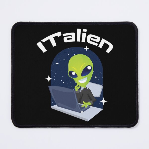 Item preview, ITalien Alien Computer Scientist Hacker designed and sold by MooonTees.
