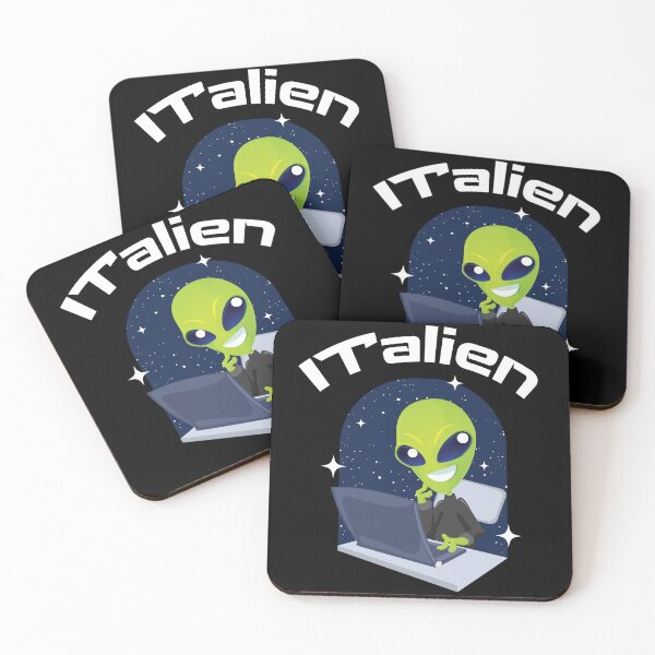 Item preview, ITalien Alien Computer Scientist Hacker designed and sold by MooonTees.