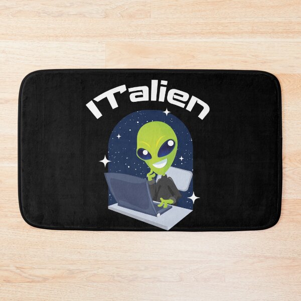 Item preview, ITalien Alien Computer Scientist Hacker designed and sold by MooonTees.