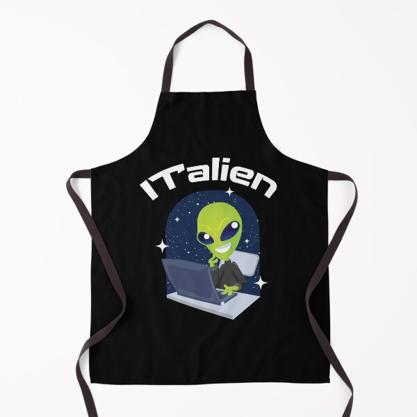 Item preview, ITalien Alien Computer Scientist Hacker designed and sold by MooonTees.