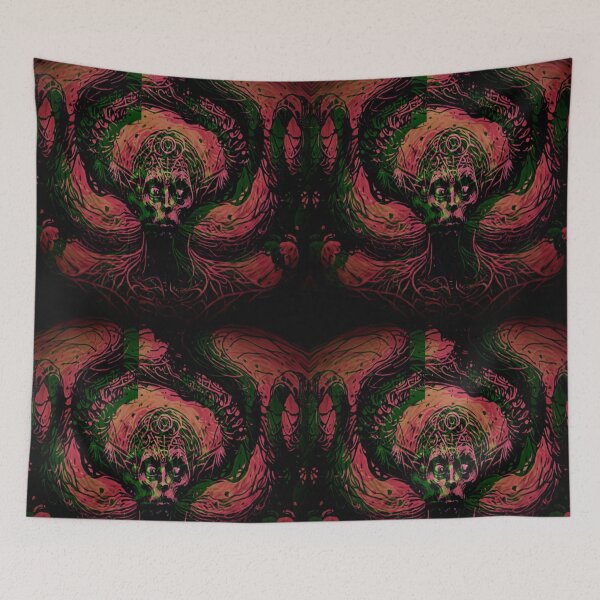 Item preview, alien psychedelia fantasy art designed and sold by weirdove.
