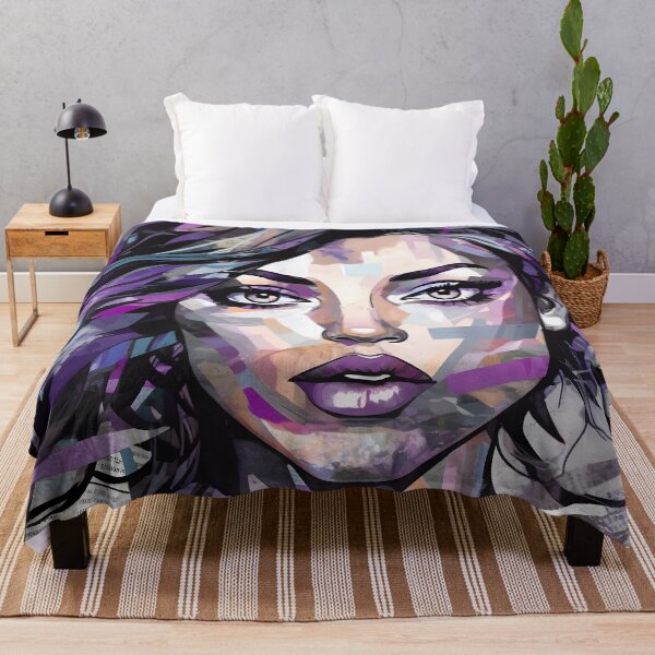 Item preview, Beautiful girl face portrait mixed with newspaper clippings designed and sold by SingularityGeek.