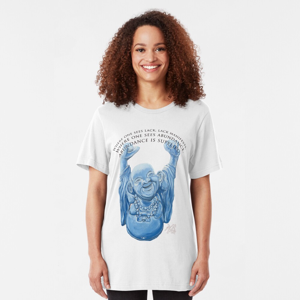 Abundance Buddha Slim Fit T-Shirt