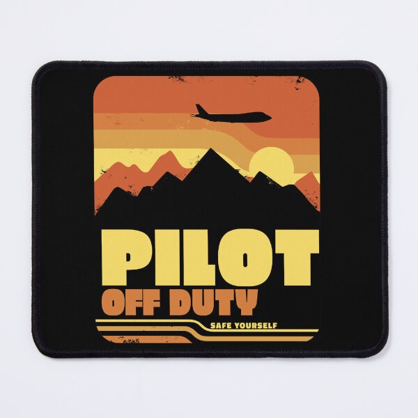 Item preview, Pilot OFF DUTY - safe yourself - Flight Crew Captain First Officer designed and sold by AviationArtists.