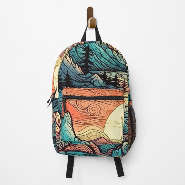 Item preview, Psychedelic Mountainscape designed and sold by Matt's Artificial Nature.