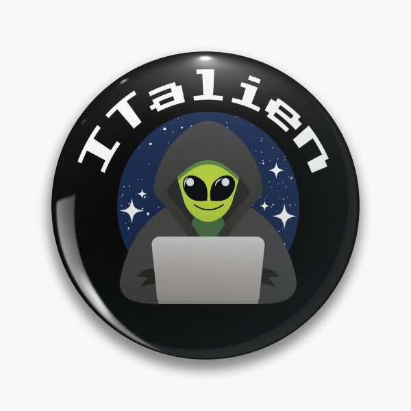 Item preview, ITalien Alien Computer Scientist Hacker designed and sold by MooonTees.
