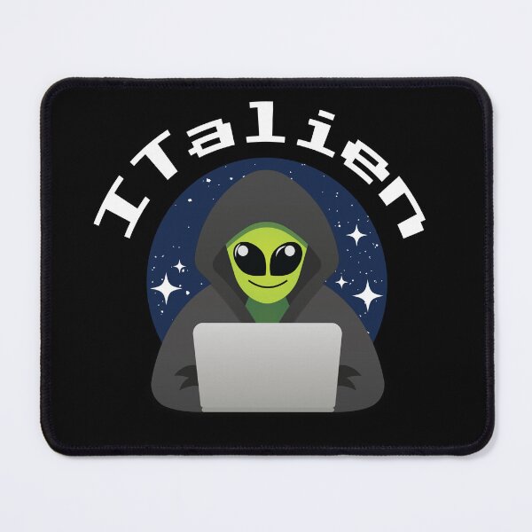 Item preview, ITalien Alien Computer Scientist Hacker designed and sold by MooonTees.
