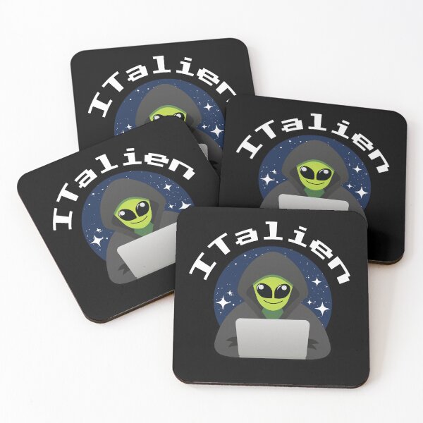 Item preview, ITalien Alien Computer Scientist Hacker designed and sold by MooonTees.