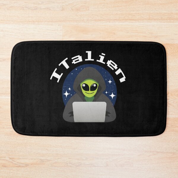 Item preview, ITalien Alien Computer Scientist Hacker designed and sold by MooonTees.