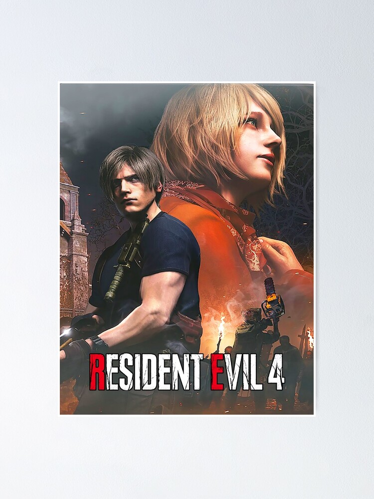 Resident Evil 4 Remake, Re4, Resident Evil 4 Poster for Sale by palmwillow