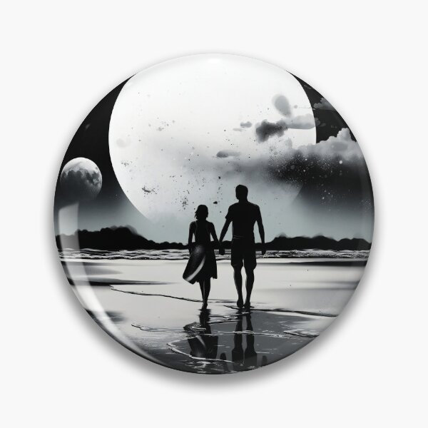 Item preview, Romantic Evening Beach Walk designed and sold by Iryna Servetnyk.