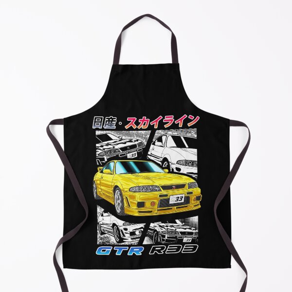 Item preview, JDM Legend Yellow Nissan Skyline GT-R R33 designed and sold by JDM Guyvit.