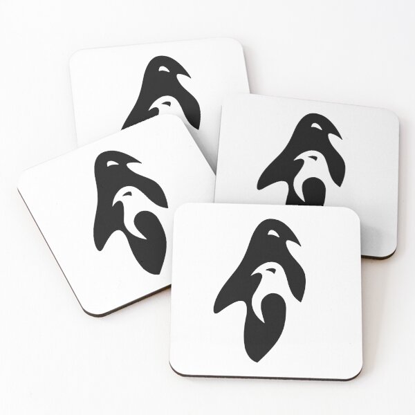 Item preview, Stylish Yin Yang Penguin Silhouette designed and sold by LordAudes.