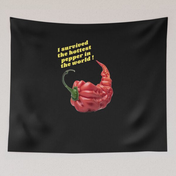 Item preview,  I SURVIVED THE HOTTEST PEPPER IN THE WORLD ! t-shirt designed and sold by setterman1984.