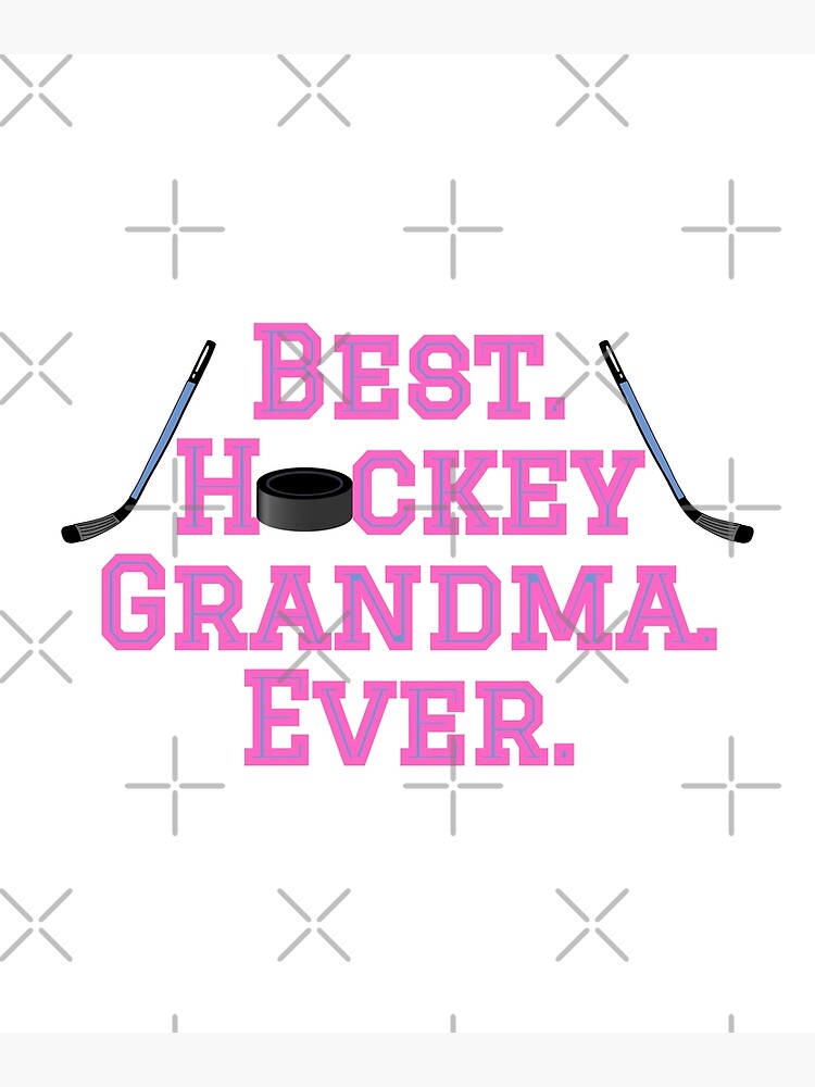 My Favorite Hockey Player Grandma Custom Hockey Grandma Hoodie