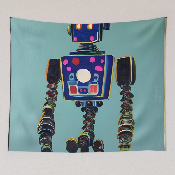 Item preview, Robot in the style of famous art. designed and sold by CRAFTER-MEDIA.