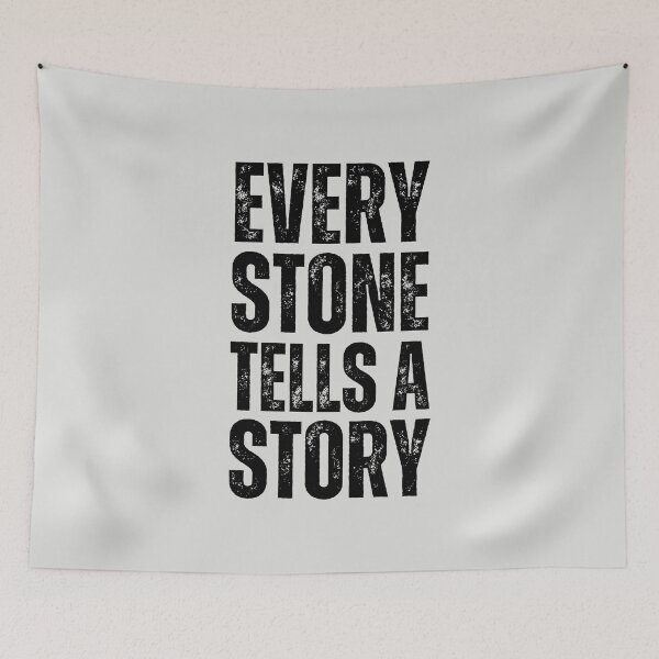 Item preview,  Every Stone Tells A Story  designed and sold by FunnyFactDesign.