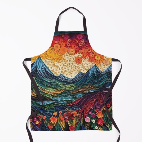 Item preview, Paper Quilled Mountainscape designed and sold by Matt's Artificial Nature.