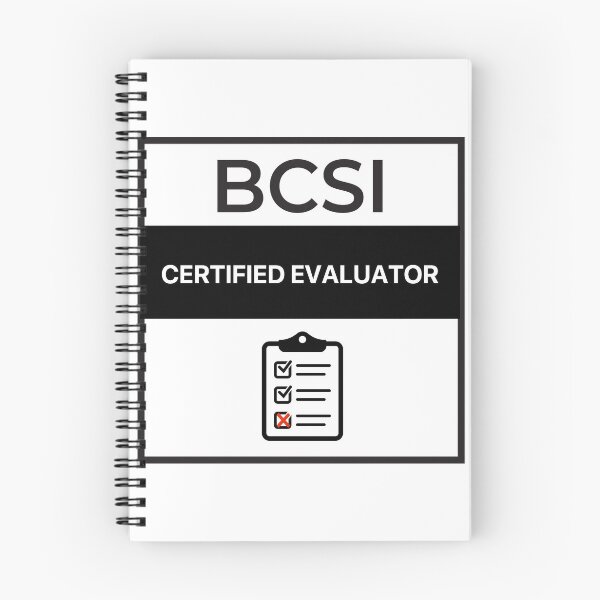 Item preview, Certified Evaluator designed and sold by BCSI.