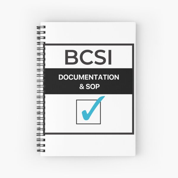 Documentation & SOP Spiral Notebook
