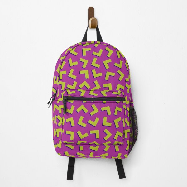 Item preview, Colorful Summer Modern Abstract Pattern Techno Jiggle Pink designed and sold by elan-studios.