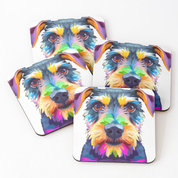 Item preview, Patterdale Terrier Colorful Design designed and sold by rewoh33.