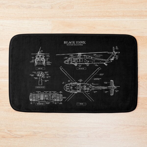 Item preview, Black Hawk (White Stencil - No Background) designed and sold by BGALAXY.